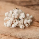 Bracelet Satellite Perle de Tahiti sur câble d'acier gainé avec du nylon